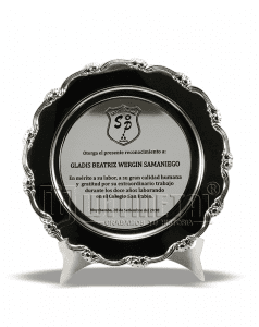 PLATO-RECORDATORIO-PLATEADO PLATO-RECORDATORIO-PLATEADO