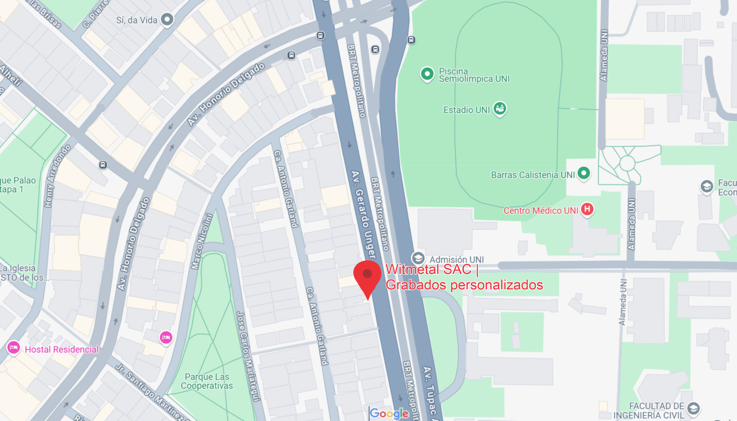 direccion witmetal sac 2025